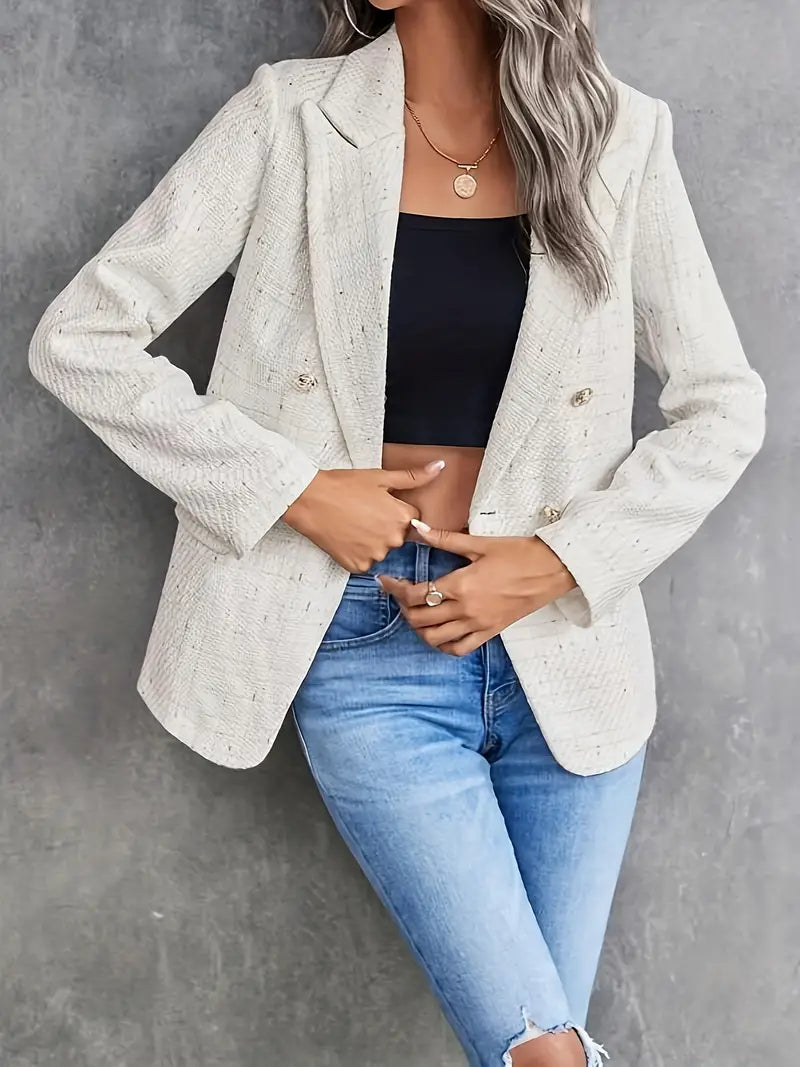 Sophie – Tweed Blazer voor Dames | Stijlvol en Elegant