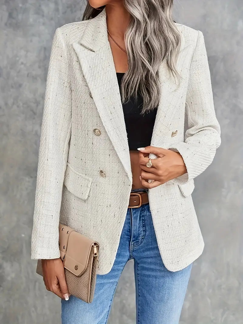 Sophie – Tweed Blazer voor Dames | Stijlvol en Elegant