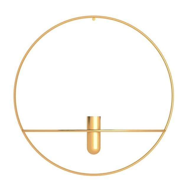 LumenWand Kaarsenhouder en Vaas | Stijlvolle Wanddecoratie