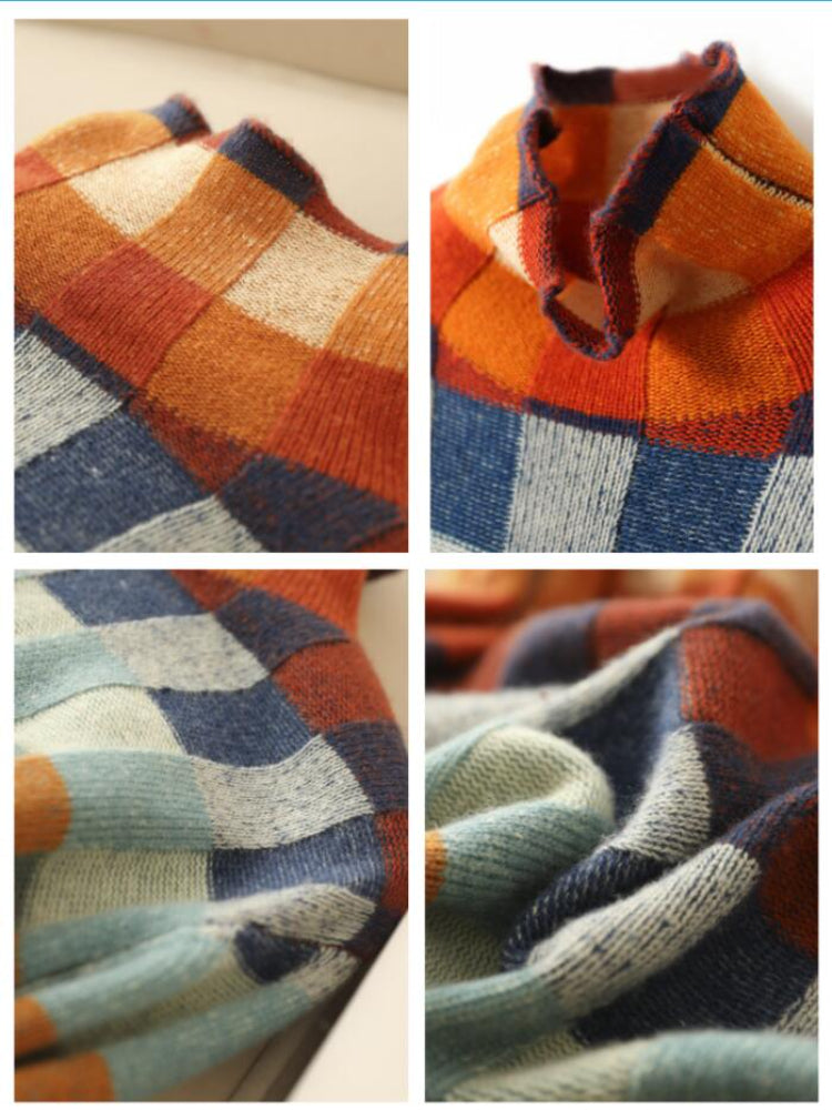 EmmaSoft - Kleurrijke Zachte Dames Trui - Comfort en Stijl