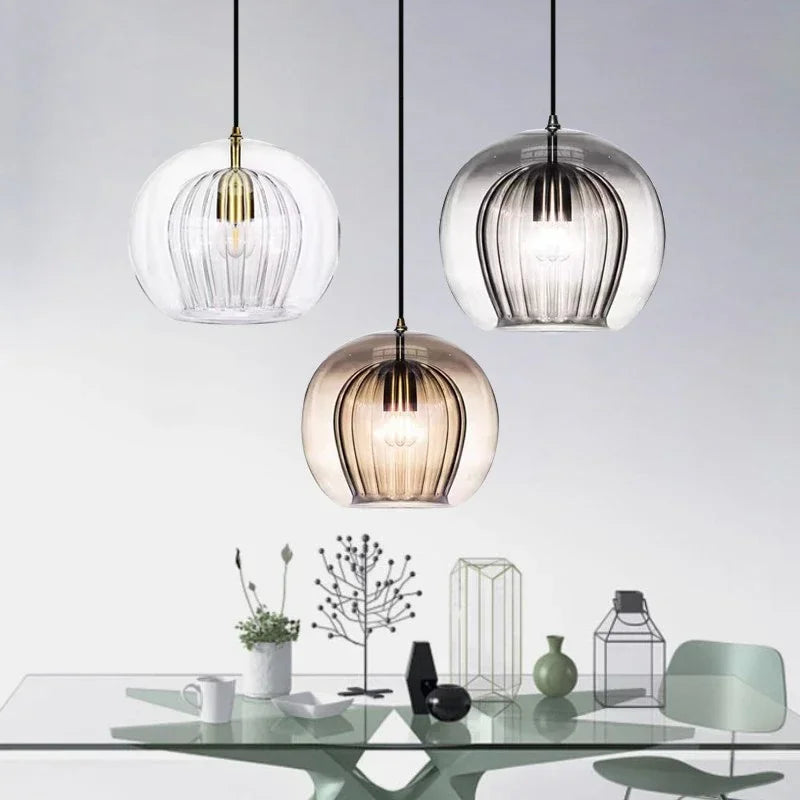 GlassLuxe Moderne Hanglamp - Glazen Design Lamp voor Eetkamer en Woonkamer