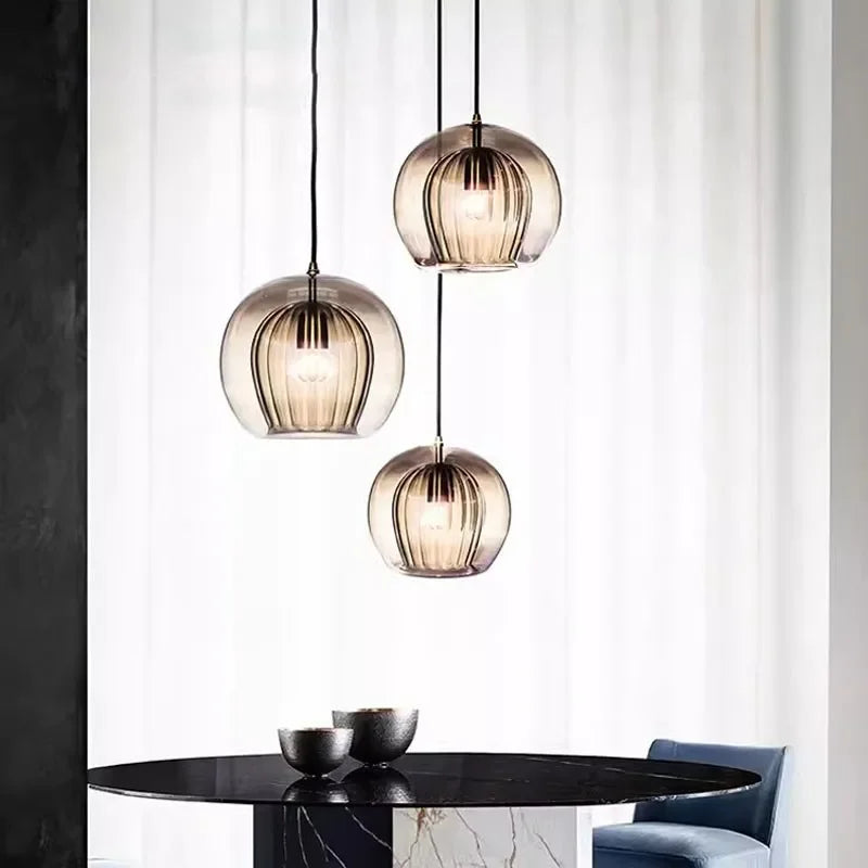 GlassLuxe Moderne Hanglamp - Glazen Design Lamp voor Eetkamer en Woonkamer