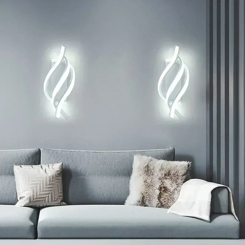 SpiraGlow - Moderne Spirale LED Wandlamp | Stijlvolle Verlichting voor Woonruimtes