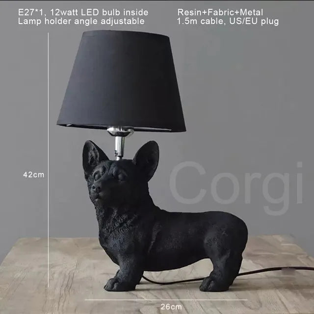 PuppyDesign - Art Deco Puppy Tafellamp | Stijlvolle Decoratieve Lamp voor Elke Interieurstijl