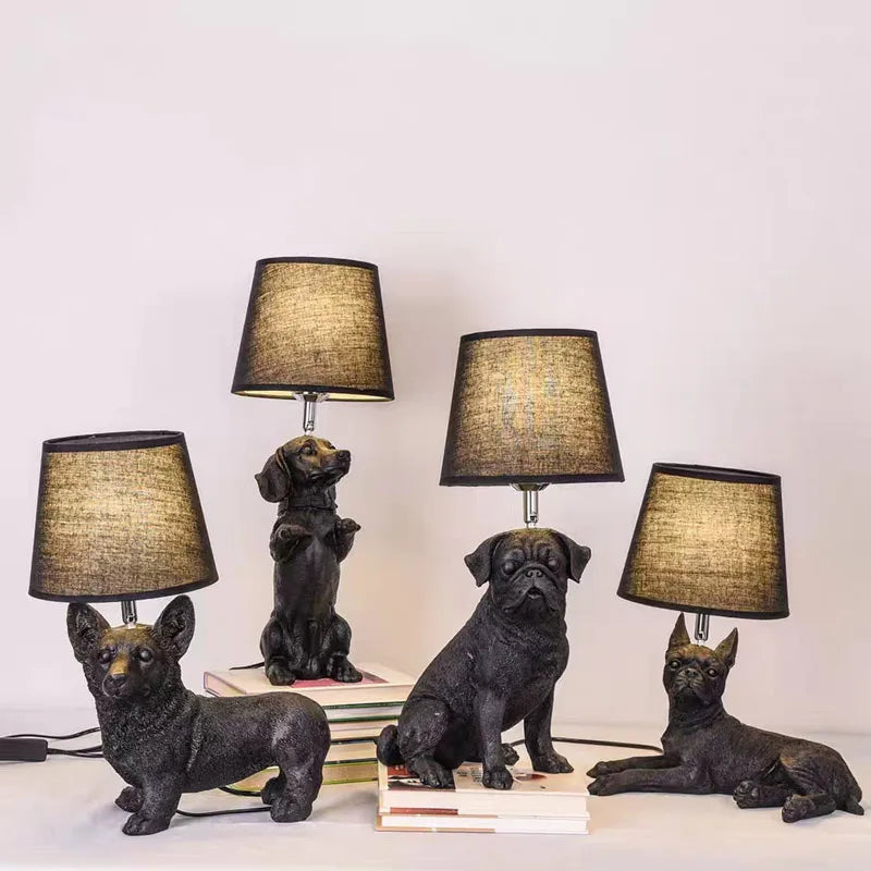 PuppyDesign - Art Deco Puppy Tafellamp | Stijlvolle Decoratieve Lamp voor Elke Interieurstijl