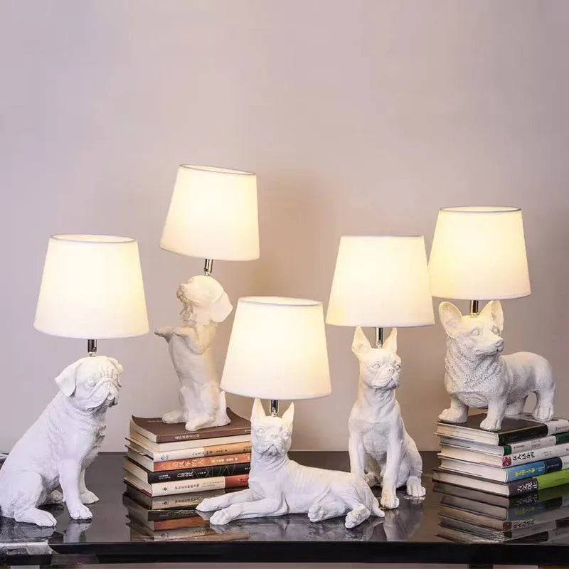 PuppyDesign - Art Deco Puppy Tafellamp | Stijlvolle Decoratieve Lamp voor Elke Interieurstijl