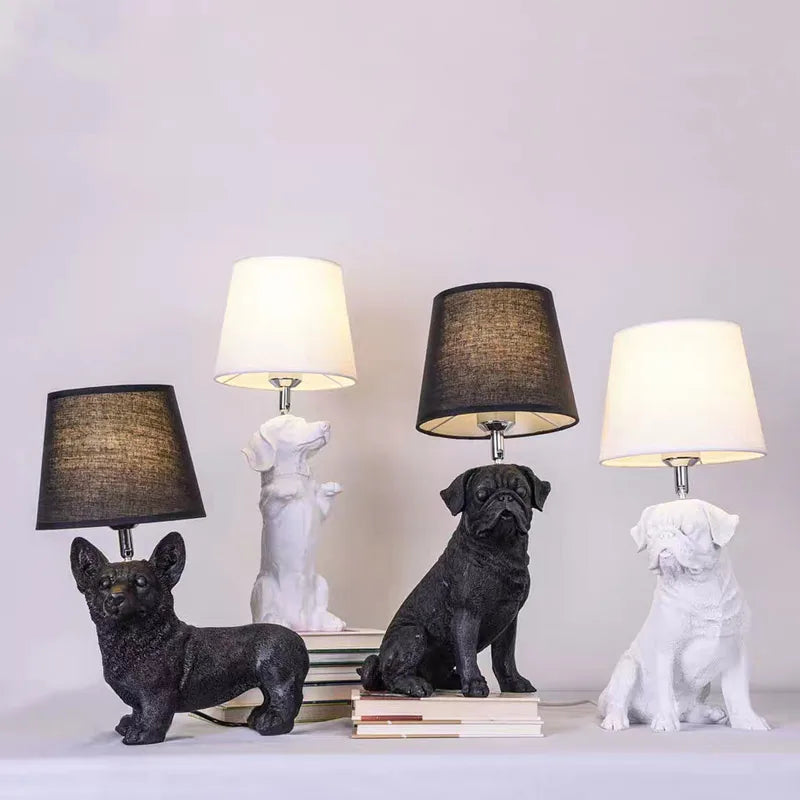 PuppyDesign - Art Deco Puppy Tafellamp | Stijlvolle Decoratieve Lamp voor Elke Interieurstijl