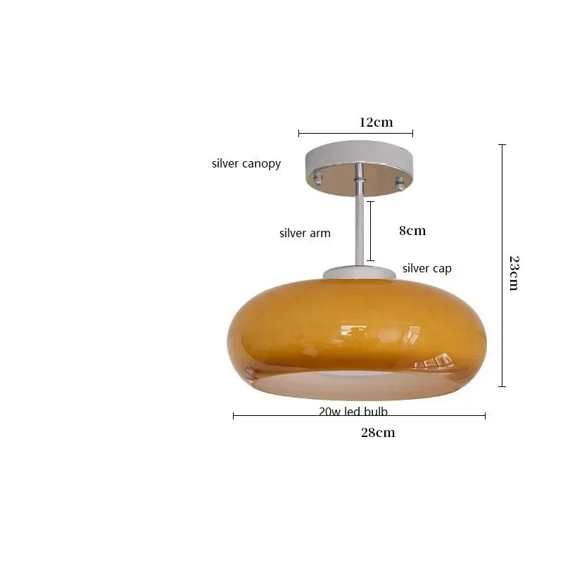 Stijlvolle Glazen LED Hanglamp - Moderne Verlichting voor Woonkamer en Eetkamer