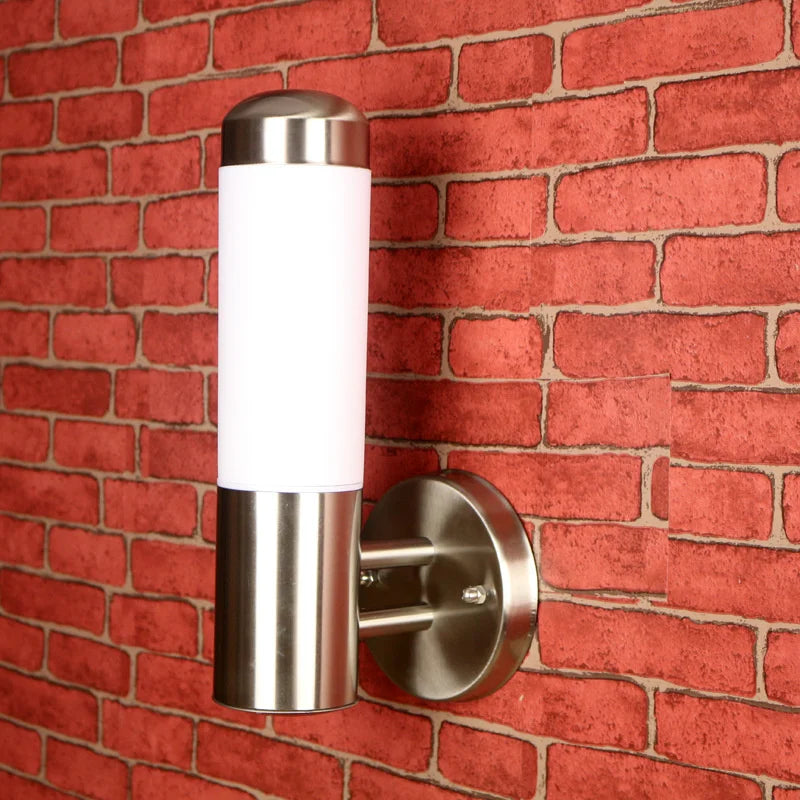 SteelBright - Moderne Roestvrijstalen Wandlamp voor Buiten