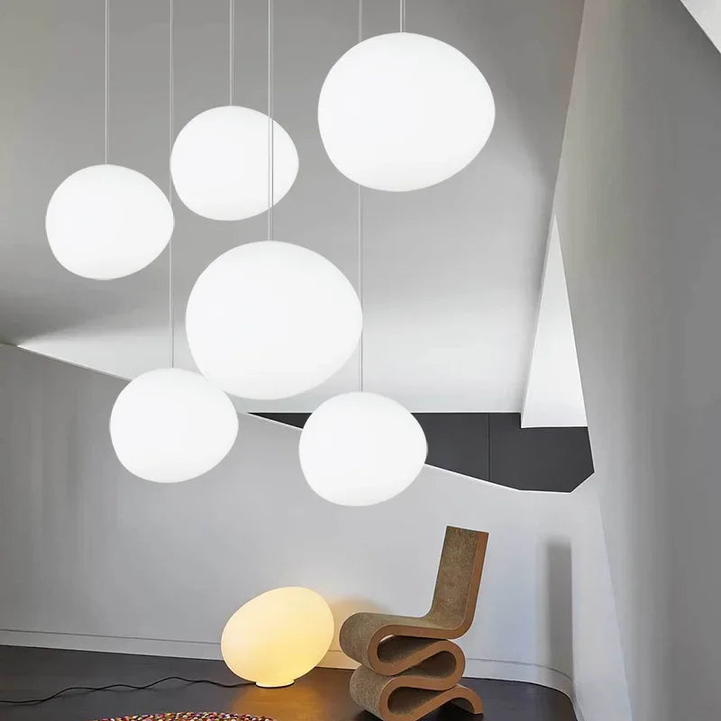 GlowSphere - Hanglamp van Rond Glas voor Stijlvolle Verlichting