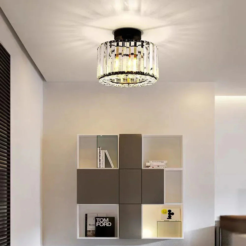 CrystalLux - Luxe Kristallen Plafondlamp voor Slaapkamer en Woonkamer