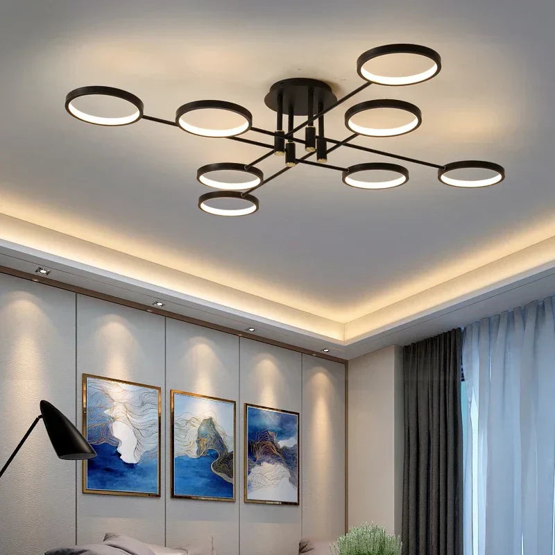 Moderne LED-Kroonluchter - Luxe Design Verlichting voor Woonkamer en Eetkamer