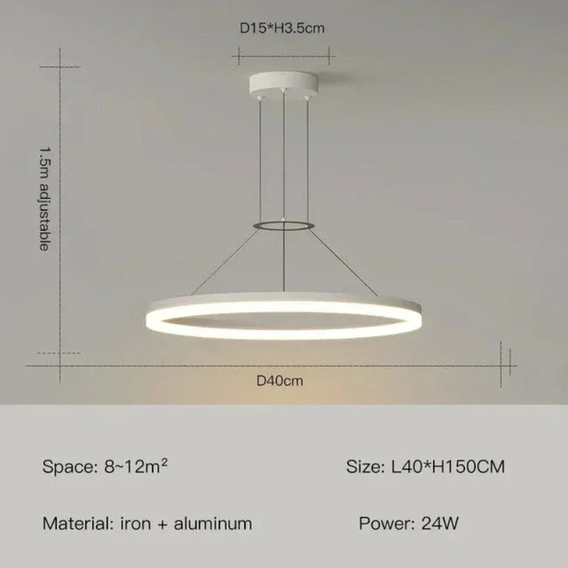 EleganceGlow - Slanke Moderne Hanglamp voor Stijlvolle Verlichting