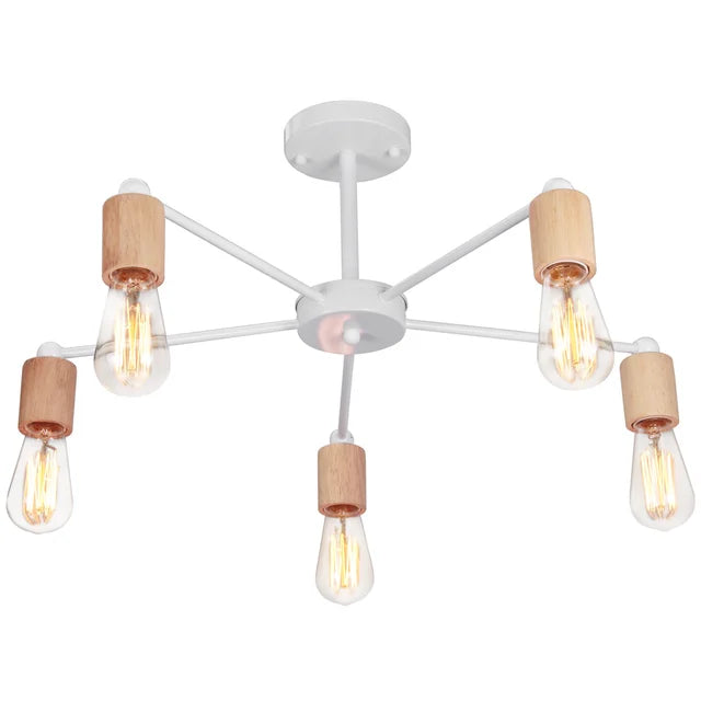 NordicLuxe - Scandinavische Loft Kroonluchter voor Stijlvolle Verlichting