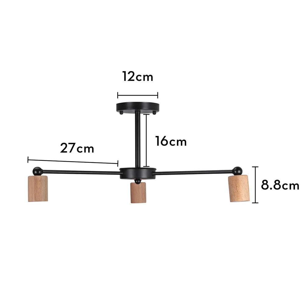 NordicLuxe - Scandinavische Loft Kroonluchter voor Stijlvolle Verlichting