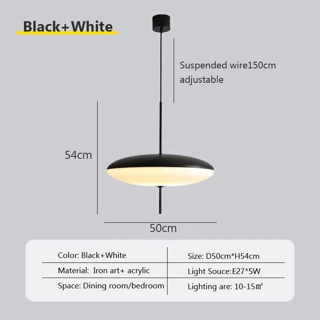 OrbitLuxe - Moderne Vliegende Schotel Hanglamp voor Futuristische Verlichting