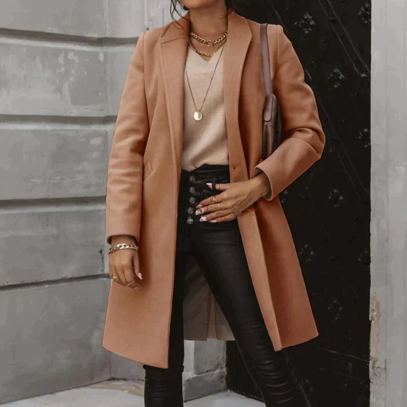 FlexiFit - Damen Lässiger Weiter Business-Mantel