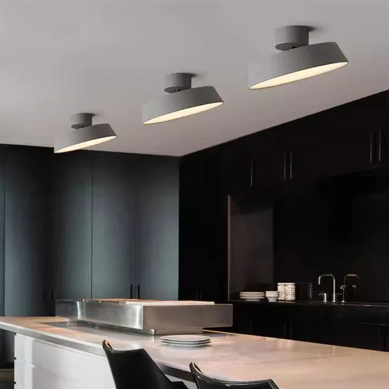 SpinLight Draaibare LED Plafondlamp - Verstelbare Moderne Verlichting voor Woonkamer en Slaapkamer