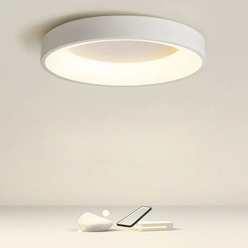 NordicGlow - Ronde Noorse LED Plafondlamp voor Stijlvolle Verlichting