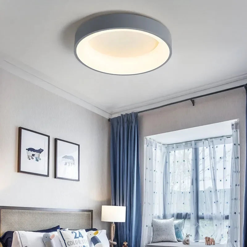 NordicGlow - Ronde Noorse LED Plafondlamp voor Stijlvolle Verlichting