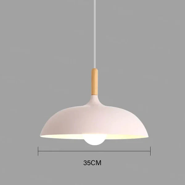 NordWood Plafondlamp - Scandinavische Plafondlamp in Noordelijk Eiken voor Woonkamer en Slaapkamer