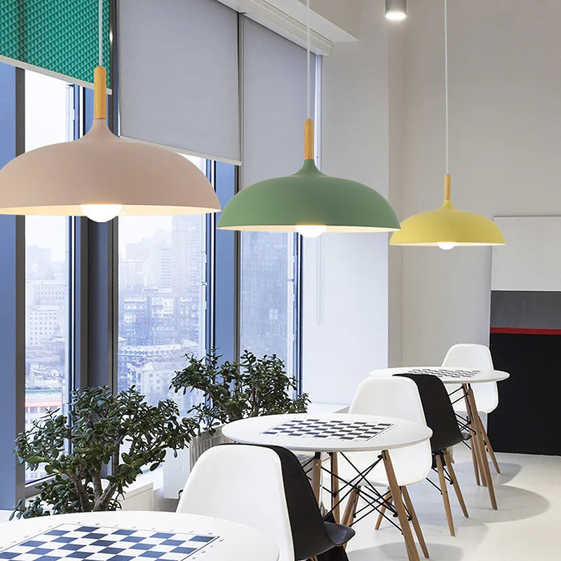 NordWood Plafondlamp - Scandinavische Plafondlamp in Noordelijk Eiken voor Woonkamer en Slaapkamer