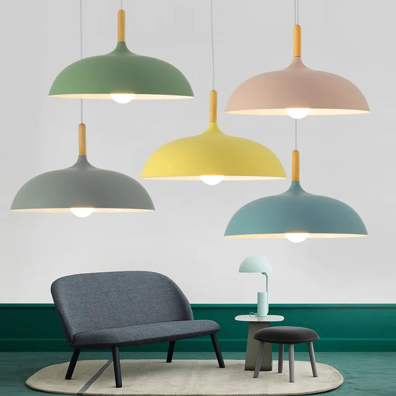 NordWood Plafondlamp - Scandinavische Plafondlamp in Noordelijk Eiken voor Woonkamer en Slaapkamer