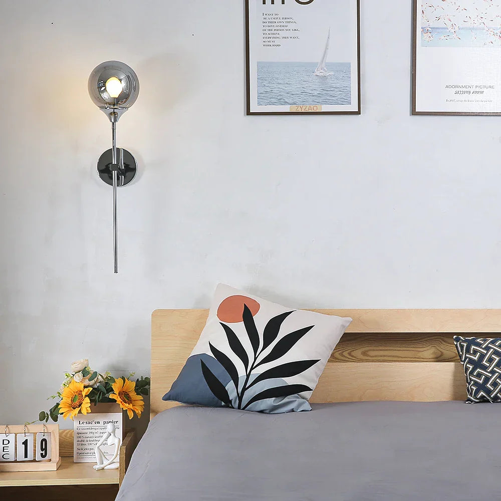 NordGlim - Scandinavische Moderne Glas Wandlamp