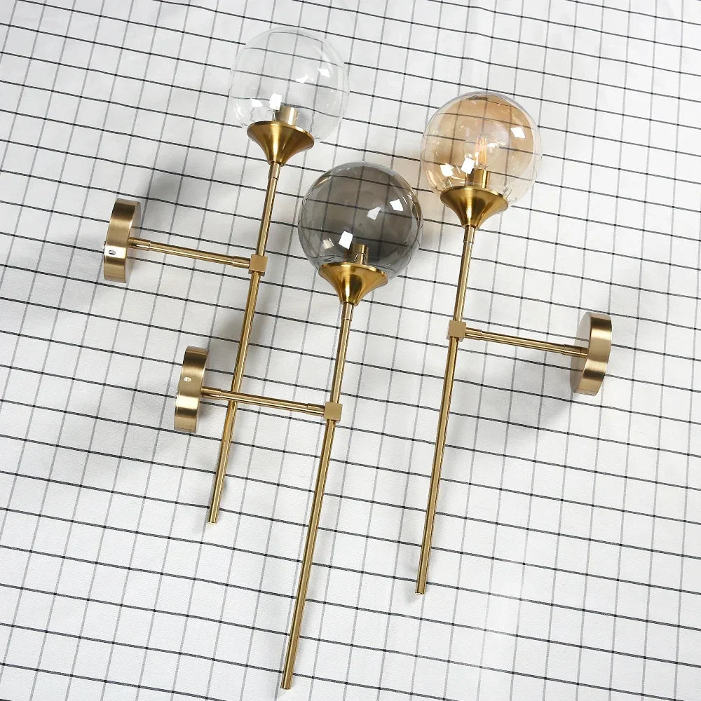 NordGlim - Scandinavische Moderne Glas Wandlamp