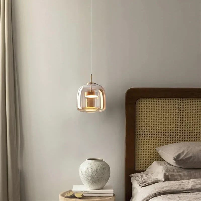 LumiClear - Minimalistische Glazen Hanglamp voor Stijlvolle Verlichting