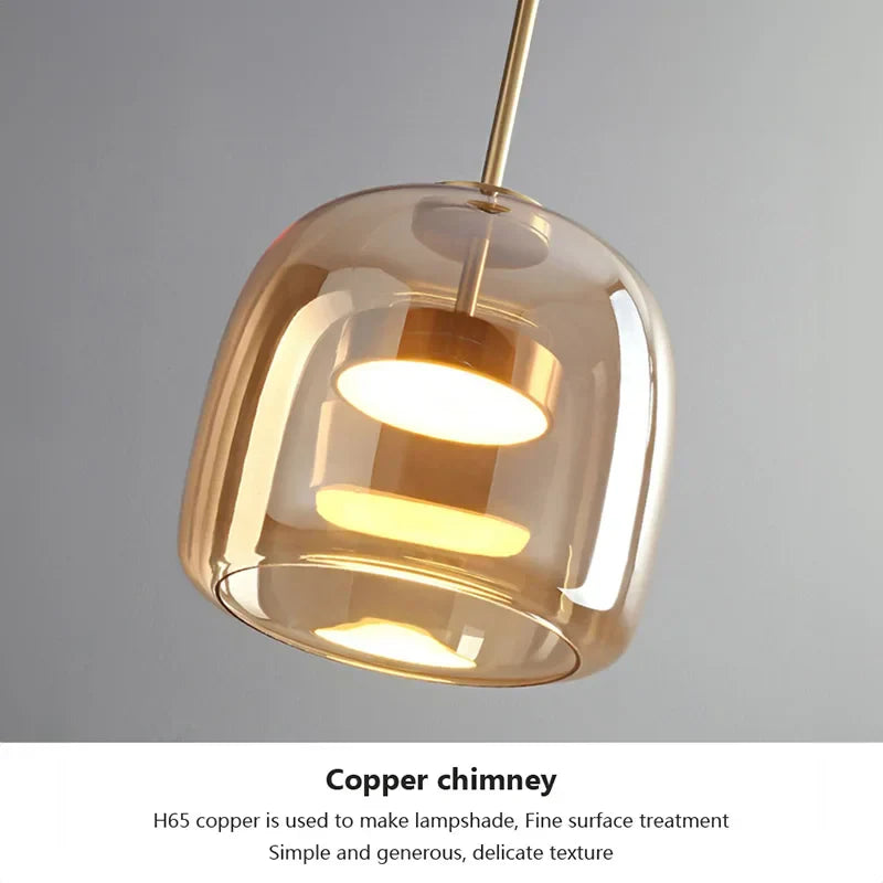 LumiClear - Minimalistische Glazen Hanglamp voor Stijlvolle Verlichting