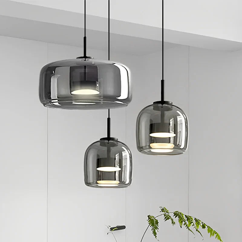 LumiClear - Minimalistische Glazen Hanglamp voor Stijlvolle Verlichting