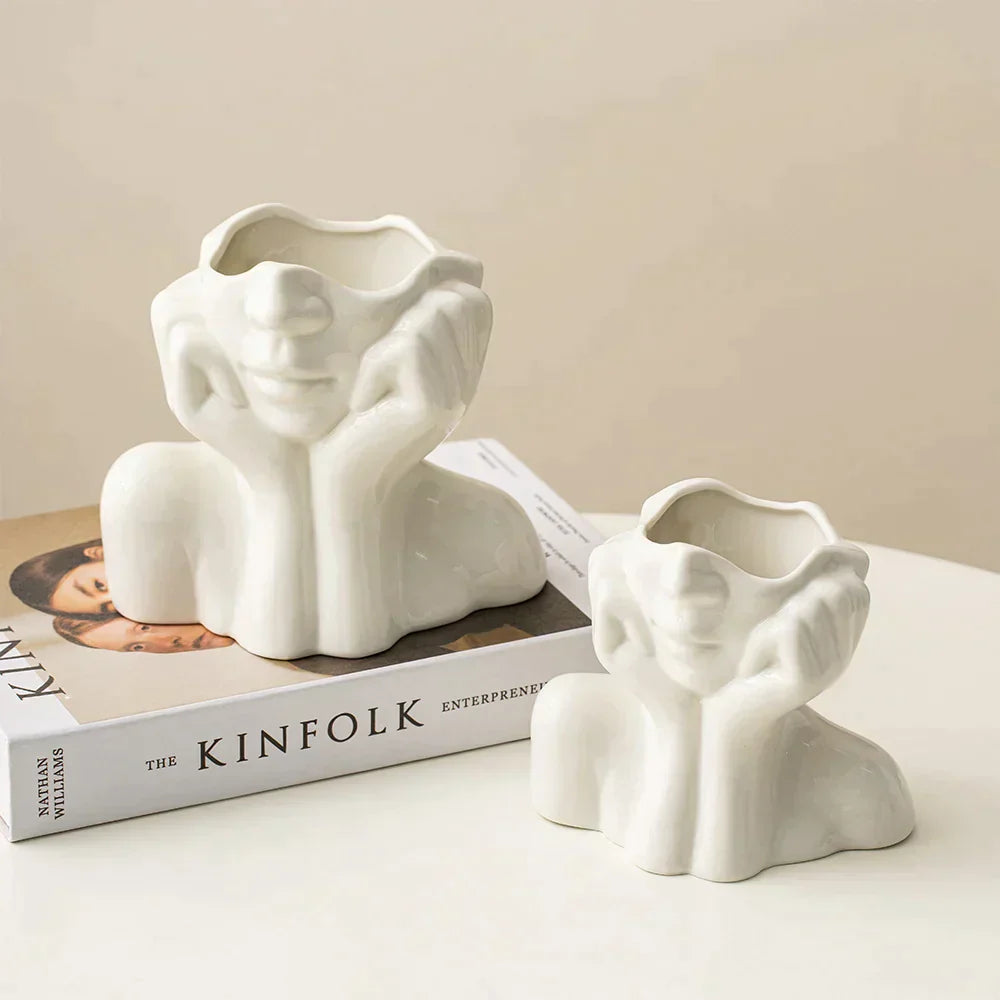 KeramiekDesign - Moderne en Unieke Keramische Vazen Set | Stijlvolle Woondecoratie