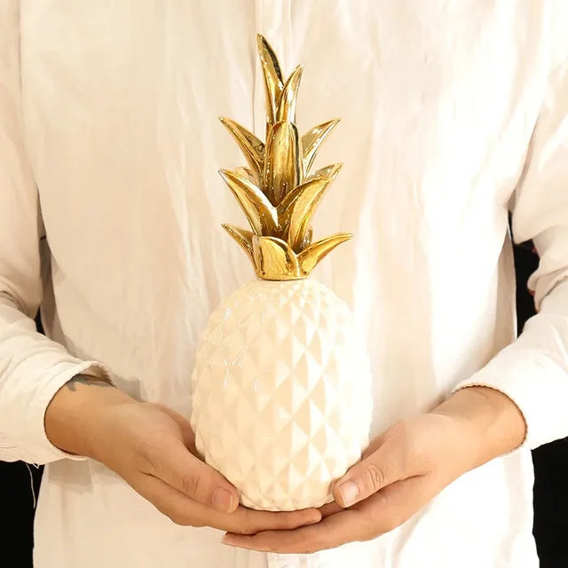 LuxePine - Gouden Ananas Woondecoratie | Elegant en Stijlvol Interieuraccessoire