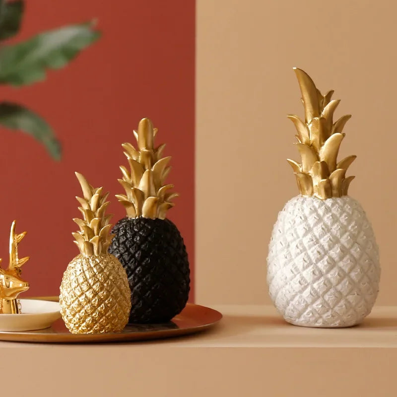 LuxePine - Gouden Ananas Woondecoratie | Elegant en Stijlvol Interieuraccessoire