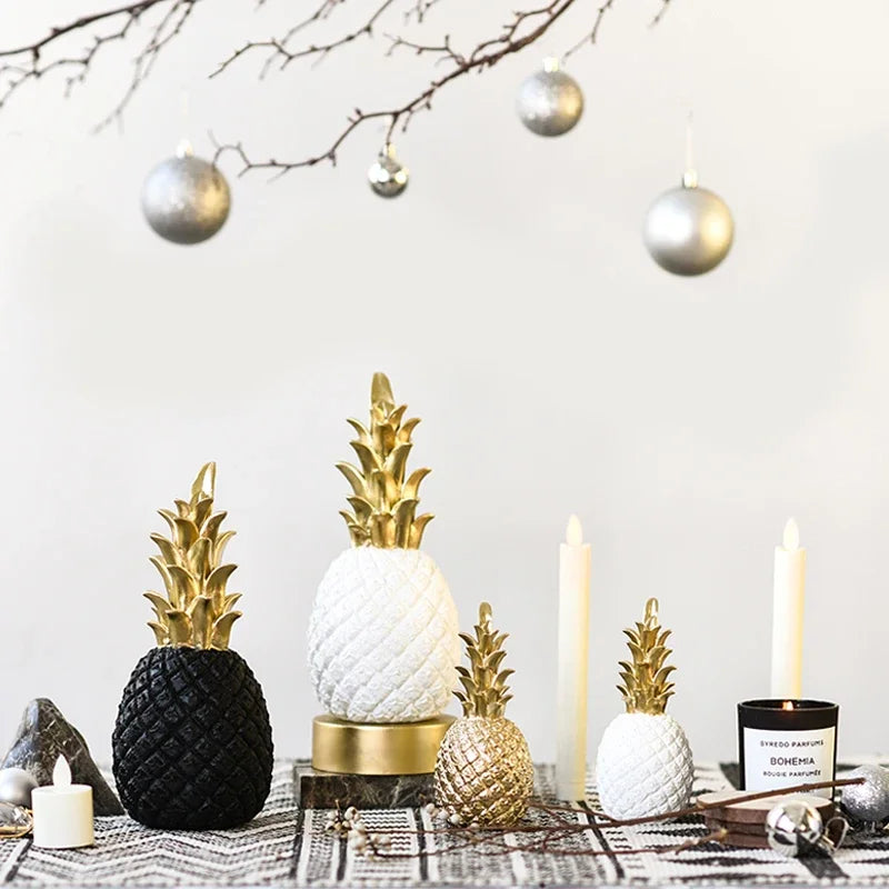 LuxePine - Gouden Ananas Woondecoratie | Elegant en Stijlvol Interieuraccessoire