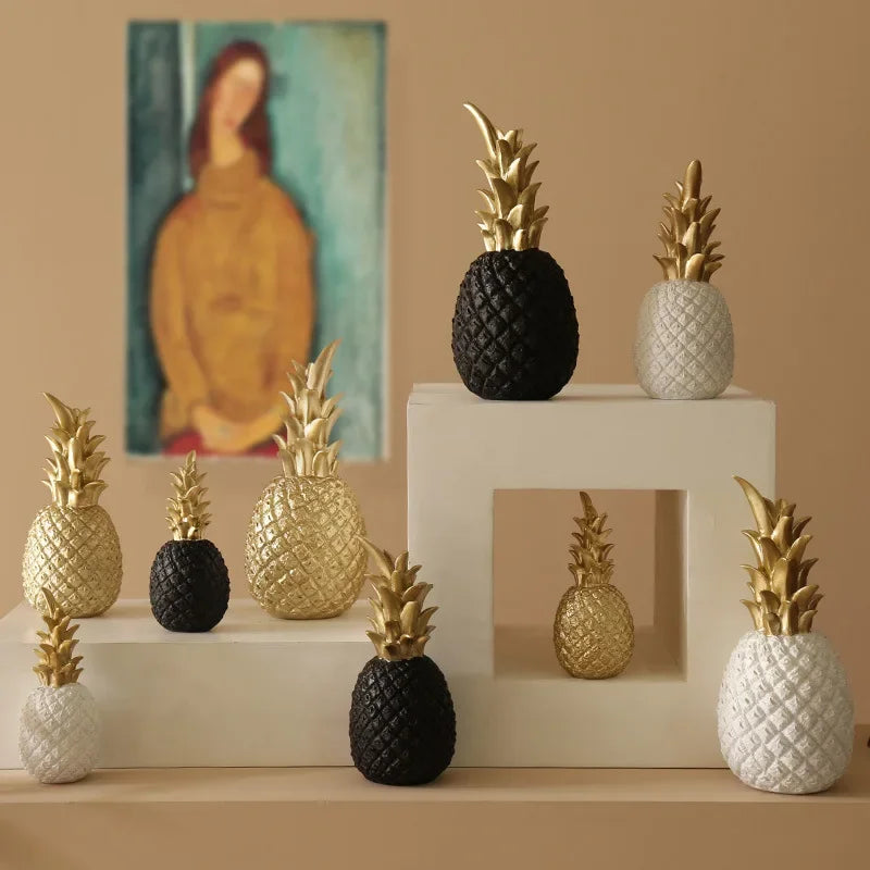LuxePine - Gouden Ananas Woondecoratie | Elegant en Stijlvol Interieuraccessoire