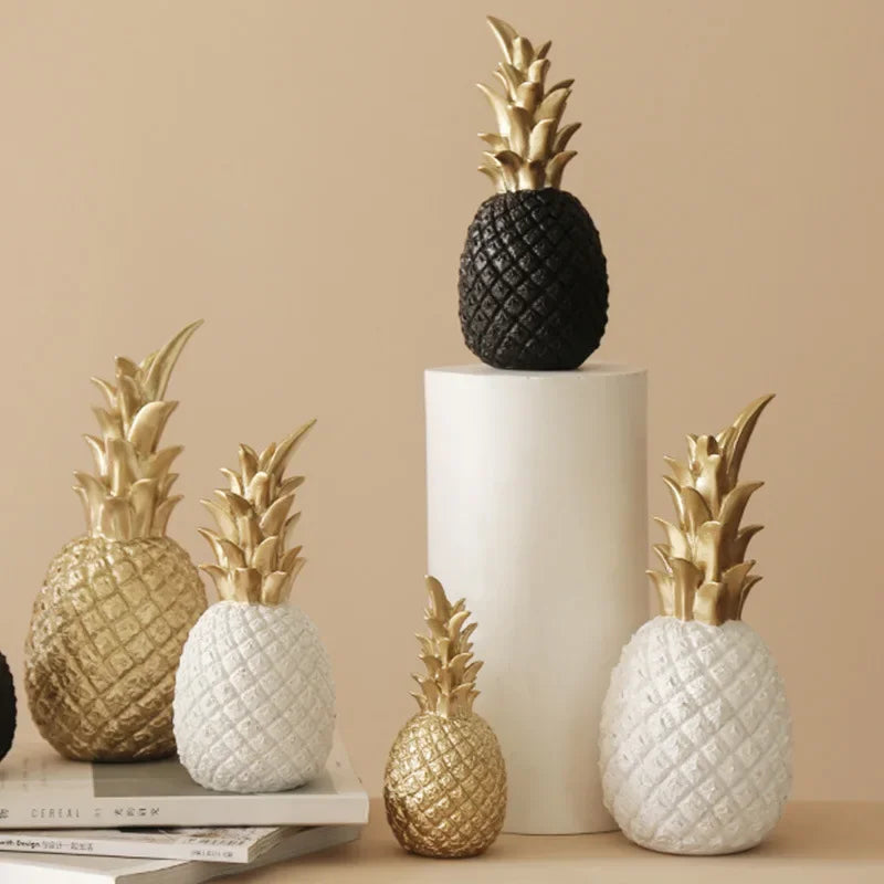 LuxePine - Gouden Ananas Woondecoratie | Elegant en Stijlvol Interieuraccessoire
