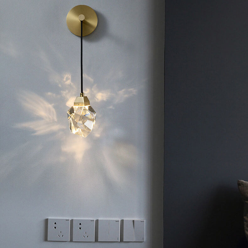 CrystalLux - Stijlvolle wandlamp met kristallen accenten en energiezuinige LED-verlichting