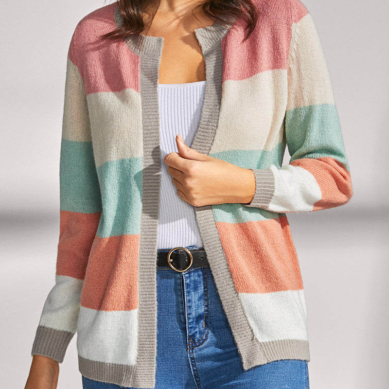 Leila – Lange Mouw Gebreide Vest voor Dames | Comfortabel en Stijlvol