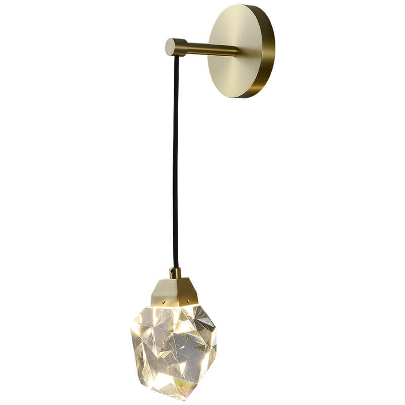 CrystalLux - Stijlvolle wandlamp met kristallen accenten en energiezuinige LED-verlichting