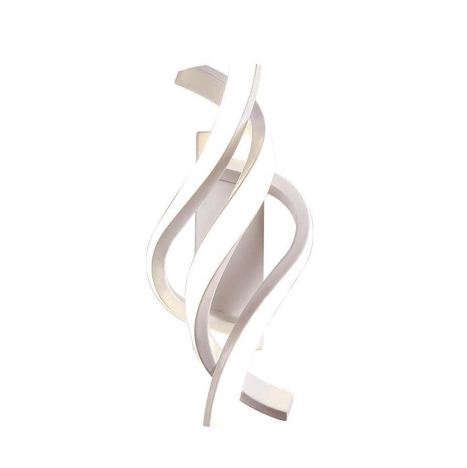 SpiraGlow - Eigentijdse Spiraal LED Wandlamp met 1 Lichtpunt | Moderne Verlichting