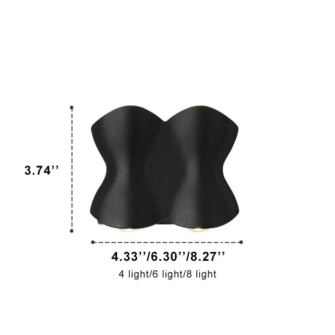 AquaGlow - Moderne waterdichte LED buitenwandlamp van aluminium | Weerbestendige verlichting voor buitenruimtes