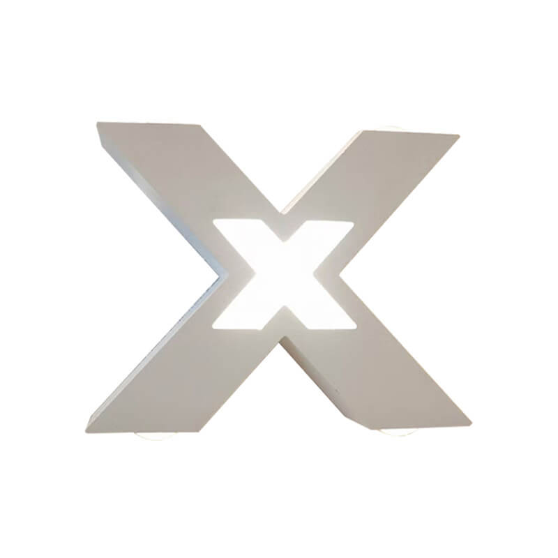 XShapeLux - Waterdichte X-vormige LED Wandlamp met 4 Lichten voor Buiten