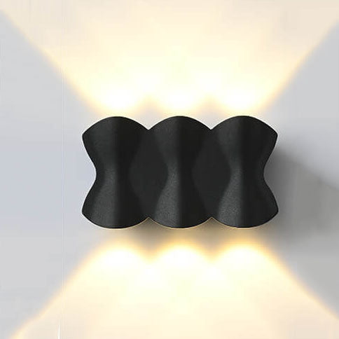 AquaGlow - Moderne waterdichte LED buitenwandlamp van aluminium | Weerbestendige verlichting voor buitenruimtes