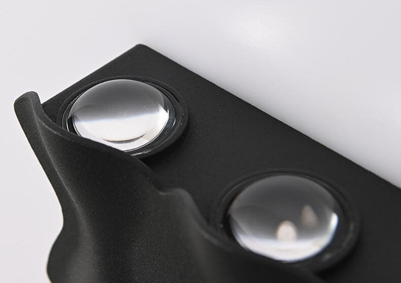 AquaGlow - Moderne waterdichte LED buitenwandlamp van aluminium | Weerbestendige verlichting voor buitenruimtes