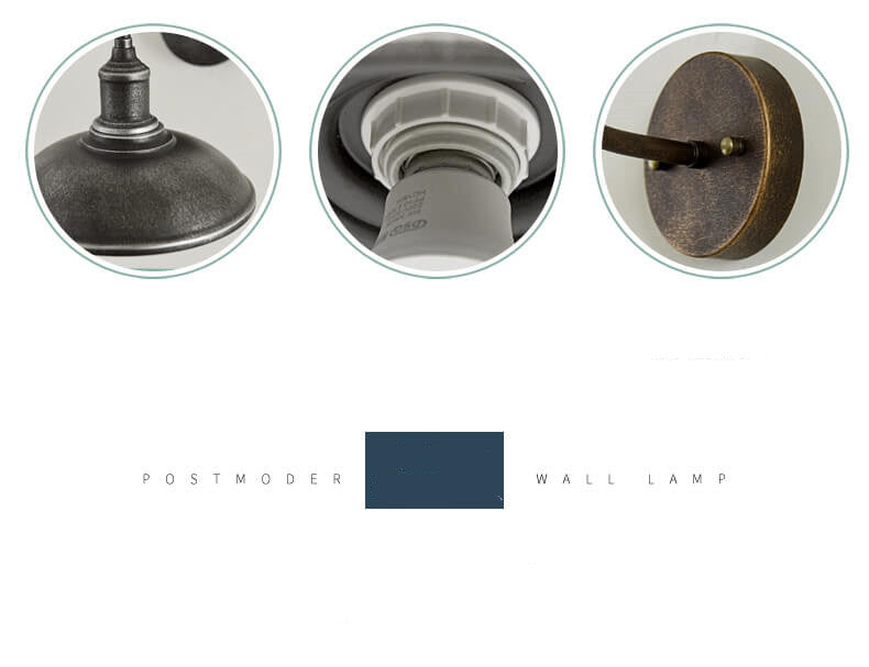 IronGlow - Retro buitenwandlamp met ijzeren lichtkoepel | Robuuste en stijlvolle verlichting