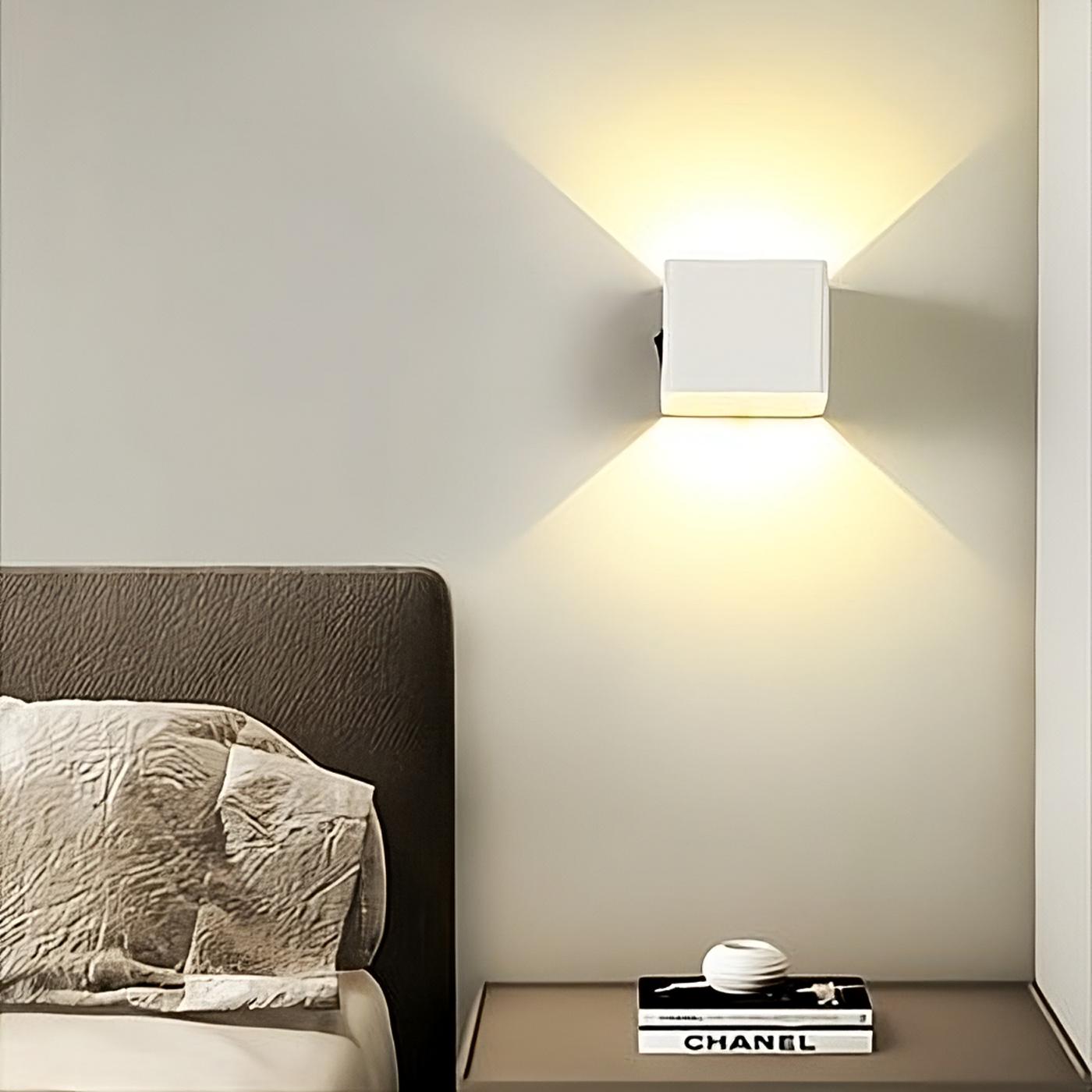 LuxeGlans - Moderne LuxeSquare LED Wandlamp