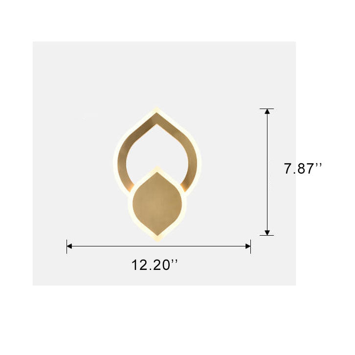 LeafLux - LED-wandlamp met organisch ontwerp en 3 verwisselbare kleuren