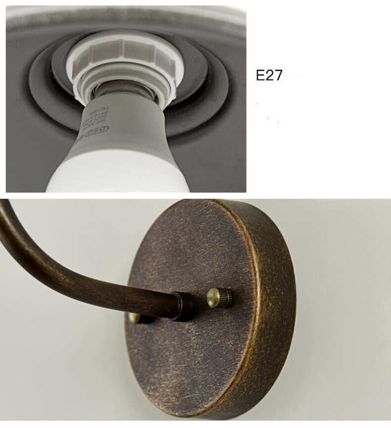 IronGlow - Retro buitenwandlamp met ijzeren lichtkoepel | Robuuste en stijlvolle verlichting